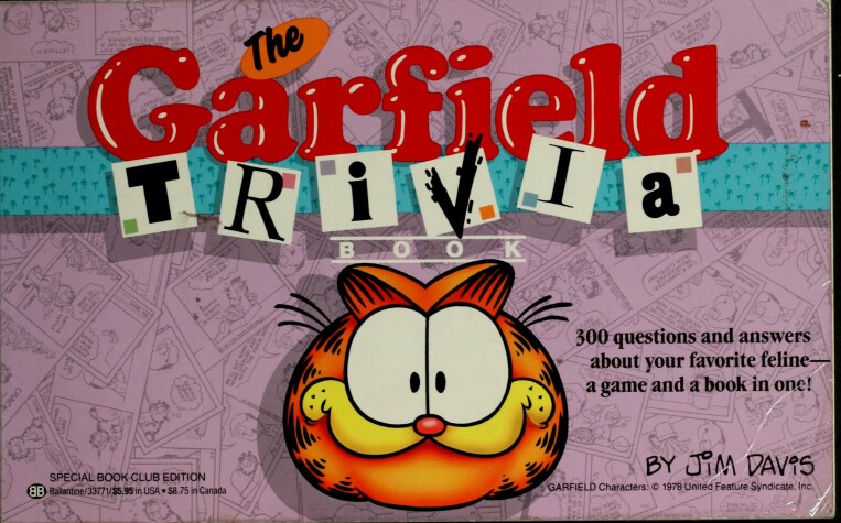 Book cover for Garfield Trivia Book