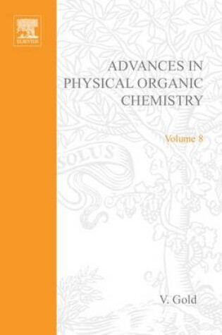 Cover of Adv Physical Organic Chemistry V8 APL