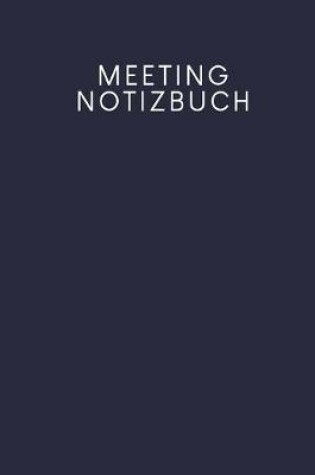 Cover of Meeting Notizbuch