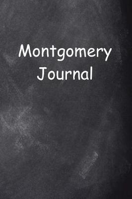 Book cover for Montgomery Journal Chalkboard Design