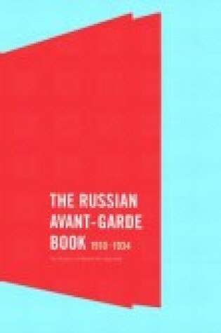 Cover of The Russian Avant-Garde Book: 1910-1934