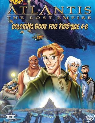 Book cover for Atlantis Coloring Book For Kids Age 4-8