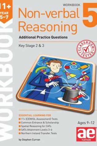 Cover of 11+ Non-verbal Reasoning Year 5-7 Workbook 5