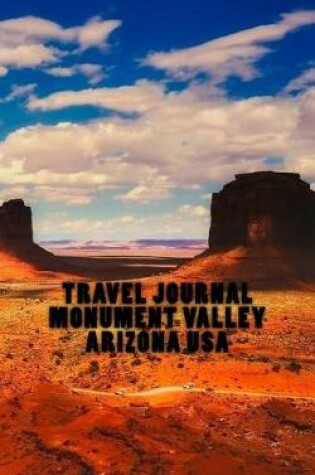 Cover of Travel Journal Monument Valley Arizona USA