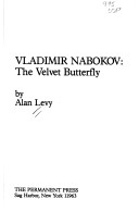 Book cover for Vladimir Nabokov: the Velvet Butterfly