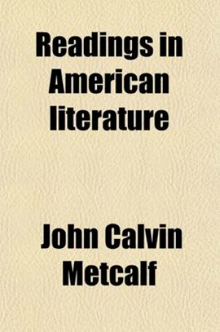 Cover of Readings in American Literature