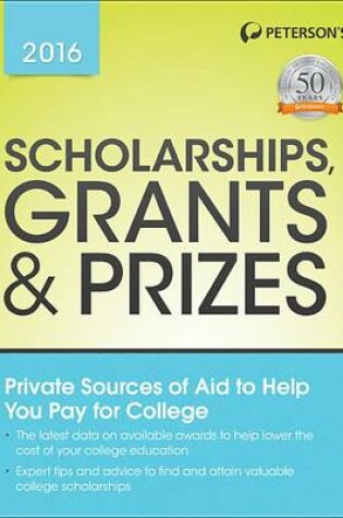 Cover of Peterson's Scholarships, Grants & Prizes