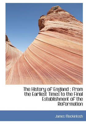 Book cover for The History of England
