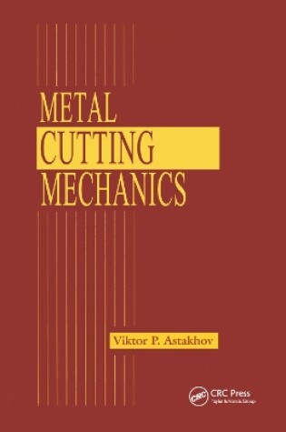 Cover of Metal Cutting Mechanics
