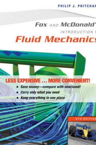 Cover of Fox and Mcdonald's Introduction to Fluid Mechanics 8E Binder Ready Version