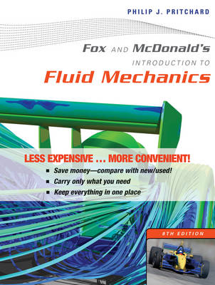 Book cover for Fox and Mcdonald's Introduction to Fluid Mechanics 8E Binder Ready Version