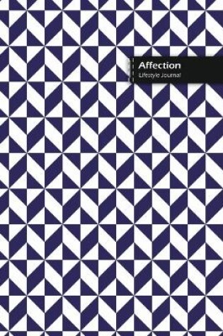 Cover of Affection Lifestyle Journal, Blank Write-in Notebook, Dotted Lines, Wide Ruled, Size (A5) 6 x 9 In (Blue)