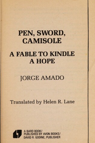 Cover of Pen, Sword, Camisole