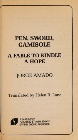 Book cover for Pen, Sword, Camisole