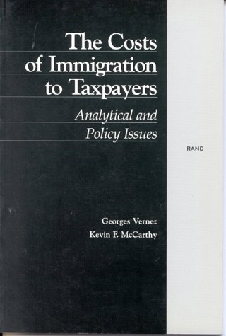 Book cover for The Costs of Immigration to Taxpayers