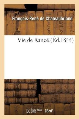 Book cover for Vie de Ranc�