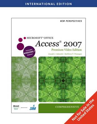 Book cover for New Perspectives on Microsoft Office Access 2007