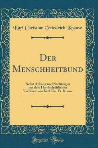 Cover of Der Menschheitbund