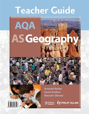 Book cover for AQA AS Geography Teacher Guide + CD