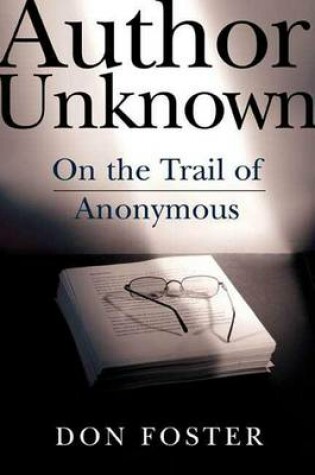 Cover of Author Unknown: Tales of a Literary Detective