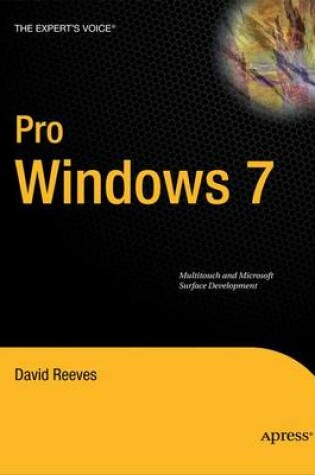 Cover of Pro Windows 7 Multitouch and Microsoft Surface Development