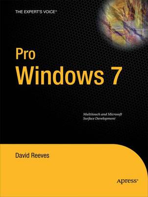 Book cover for Pro Windows 7 Multitouch and Microsoft Surface Development