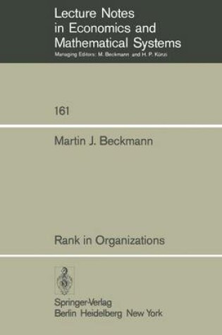 Cover of Rank in Organizations