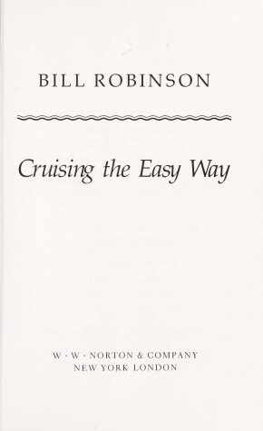 Book cover for CRUISING THE EASY WAY CL