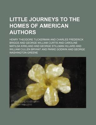 Book cover for Little Journeys to the Homes of American Authors