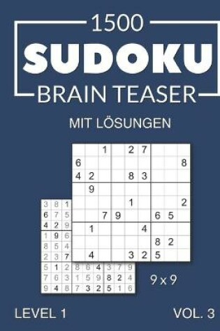 Cover of 1500 Sudoku Brain Teaser mit Lösungen