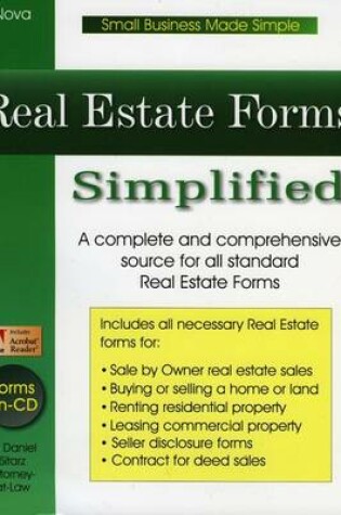 Cover of Real Estate Forms Simplified