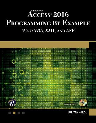 Book cover for Microsoft Access 2016 Programming By Example