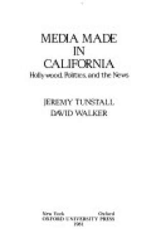 Cover of Media Made in California