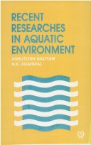 Book cover for Recent Researches in Aquatic Environment