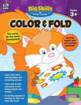 Book cover for Color & Fold, Ages 3 - 5