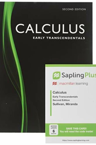 Cover of Loose-Leaf Version for Calculus: Early Transcendentals 2e & Saplingplus for Calculus 2e (Six-Months Access)