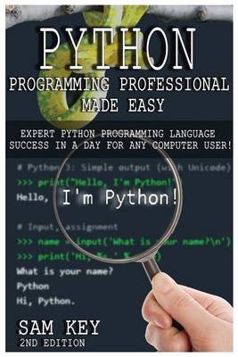 Book cover for Python Programming Professional Made Easy
