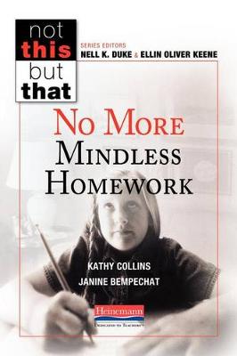 Book cover for No More Mindless Homework