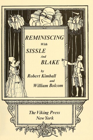 Cover of Reminiscing with Sissle and Blake