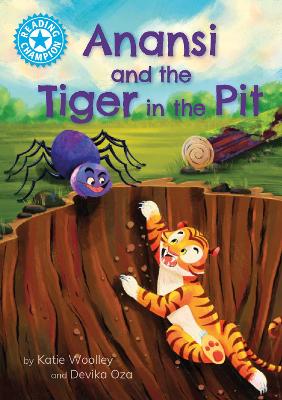 Book cover for Anansi and the Tiger in the Pit