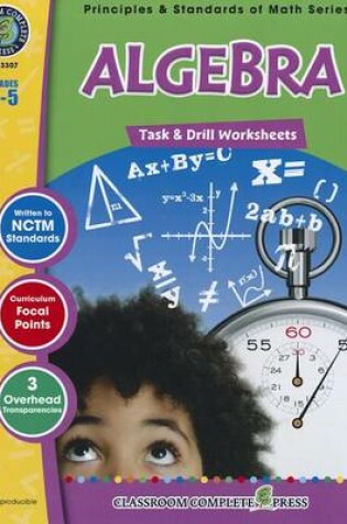 Cover of Algebra: Task & Drill Sheets, Grades 3-5