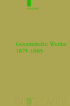 Book cover for Gesammelte Werke 1875-1885