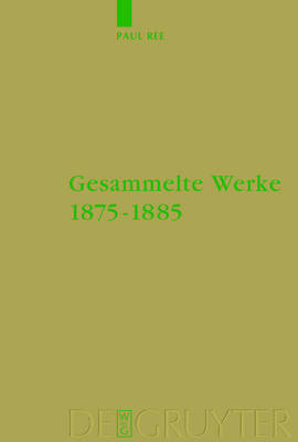 Book cover for Gesammelte Werke 1875-1885