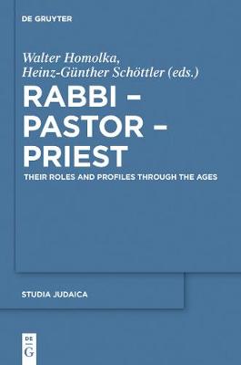 Cover of Rabbi - Pastor - Priest