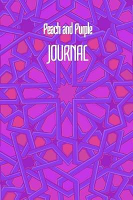 Book cover for Peach and Purple JOURNAL