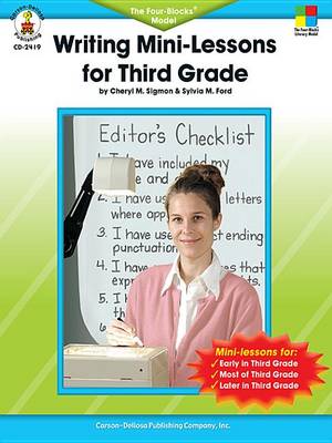 Book cover for Writing Mini-Lessons for Third Grade, Grade 3