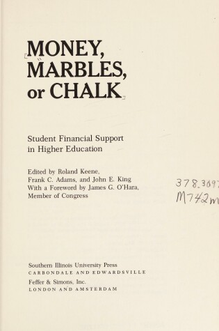 Cover of Money, Marbles, or Chalk