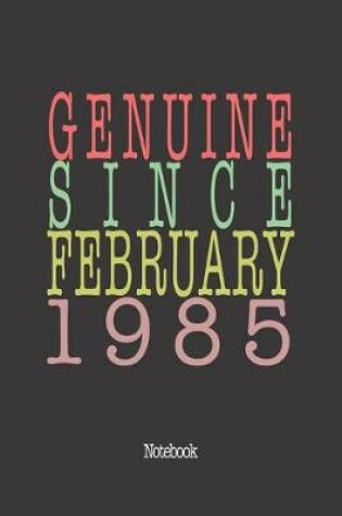 Cover of Genuine Since February 1985