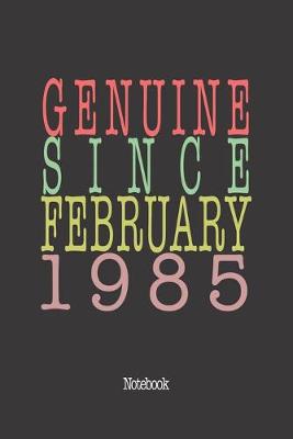 Book cover for Genuine Since February 1985