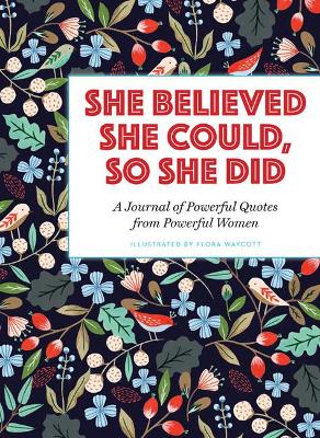 Book cover for She Believed She Could, So She Did